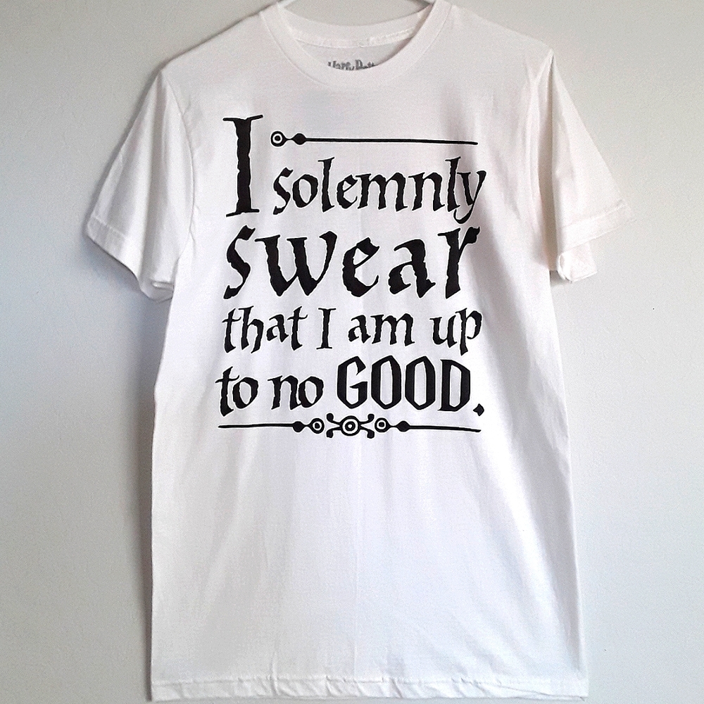 Harry Potter I Solemnly Swear That I Am Up To No Good Unisex T-Shirt NWT